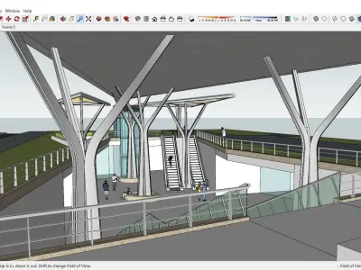 Sketchup Entrance B8 3D model