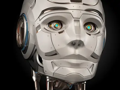 Robot Head 3 3D model