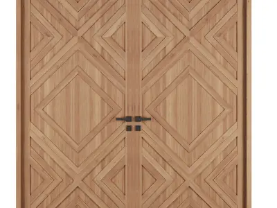Entrance door set219 3D model