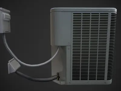 AC Unit Low-poly 3D model buy