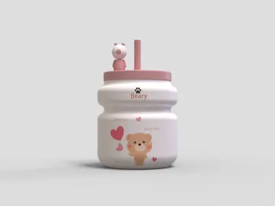 Beary Mug 3D print model