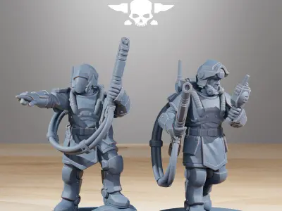 RoyalGuard Commandos 3D print model
