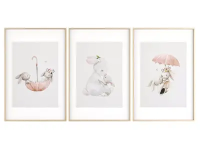 Pictures1164 Low-poly 3D model