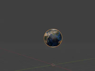 Planet Earth 3D Low-poly 3D model