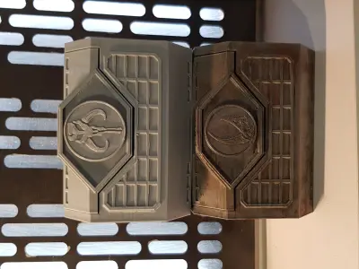 Print-in-place Star Wars themed storage crate mini 3D print model