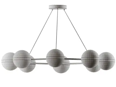 Tagliato LED Chandelier by Alora Lighting 3D model