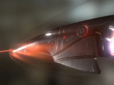 Spaceship - Keeper - Old Version 3D model