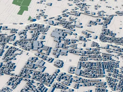 Manama City Bahrain 3D model