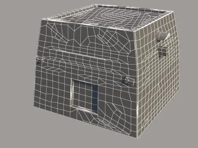 MiddleEast Arab Village House Free low-poly 3D model