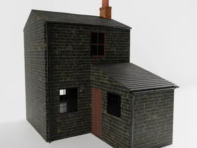 British Row Home 03 3D model