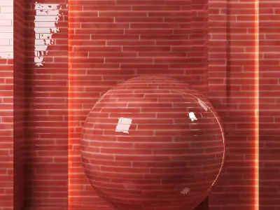 5 in 1 4k Carolina Polished Ceramic Tile -Seamless - pbr Texture