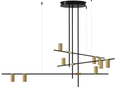 CASA chandelier Low-poly 3D model