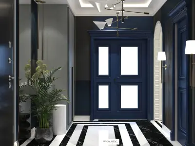 Entrance Hall AE House 3D model
