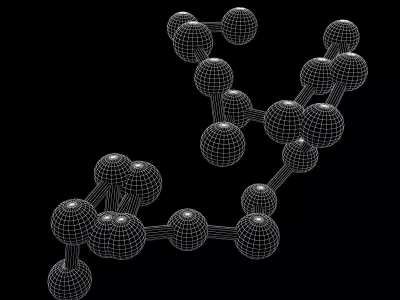 Amino Acids 20 gencomplexity v1 003 Low-poly 3D model