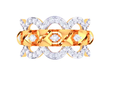 Women Ring  Render 3dm STL OBJ FBX Details 3D print model 145