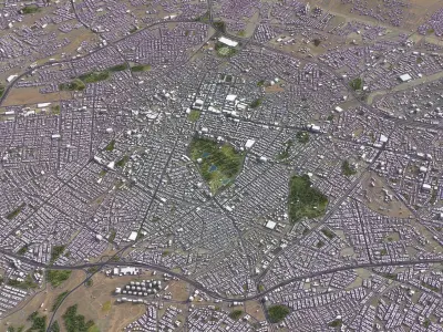 Sulaymaniyah Low-poly 3D model