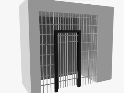Bank vault door Free 3D model