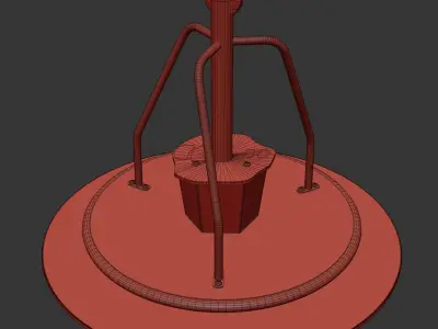 kids playground THE DIZZY ROUNDABOUT JIN-0532 3D model