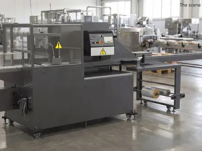  Horizontal Flow Pack Wrapper Silver 