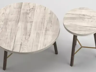 Another Country Side Table 3D model