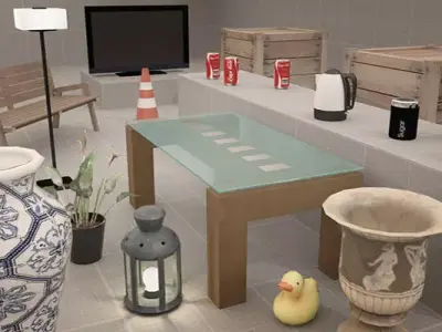 Destructible Props Pack Low-poly 3D model