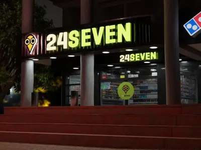 24-7 Store 3D model