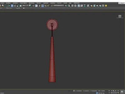 RESTORATION LINE GLASS WAL Low-poly 3D model