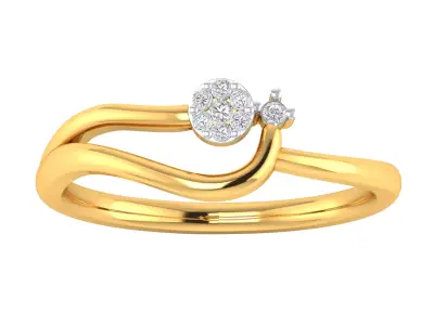 Women Ring Render 3dm STL MTL OBJ FBX Details 3D print model get