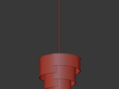 Untitled pendant lamp 3D model 3
