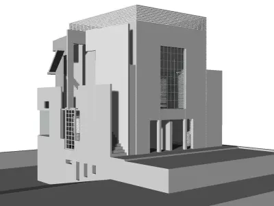 Sixth Street Residence Project by Thom Mayne with Andrew Zago 3D model