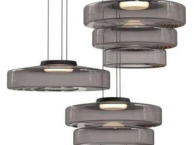 Levels Series Pendant Light 3D model