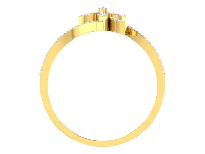 Women Ring  Render 3dm STL OBJ FBX Details 3D print model 275