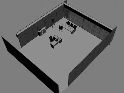 office interior md299 a17 3D model