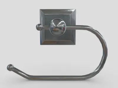 Toilet Roll Holder 2 Low-poly 3D model