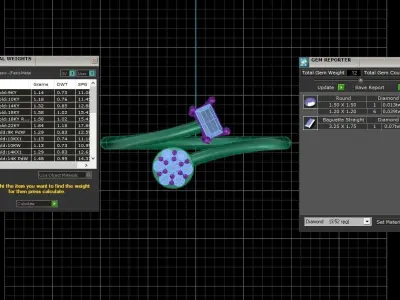 Women Light Weight Band Ring 3D print model