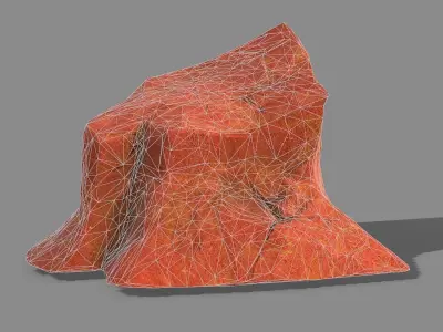 Mountain Rock 08 Low-poly 3D model buy