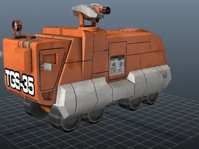 SCi-FI TRUCKS 3D Model Pack