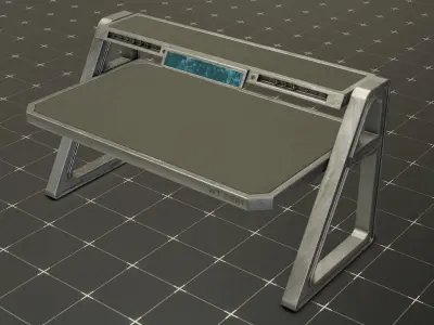 Sci-Fi Table 3D model