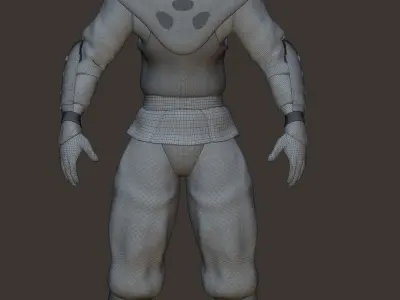 Ninja witch clan foot TMNT Free low-poly 3D model