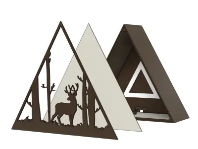 DEER LAMP 3D print model