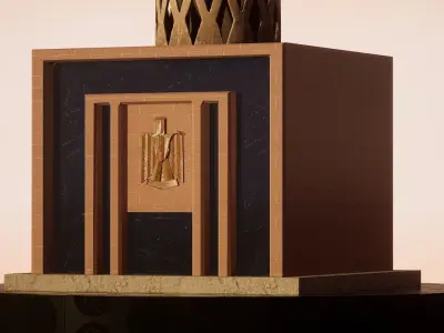 Cairo Tower 3D model