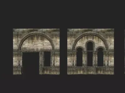 Arch Pack Low-poly 3D model