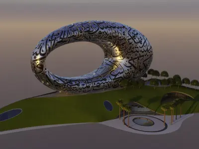 Museum of the Future Dubai Ultra PhotoRealistic 3D Model 3D model