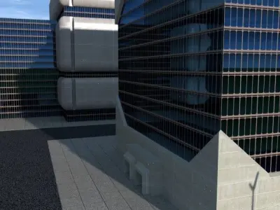 SpiderWare City Block 3D model 4