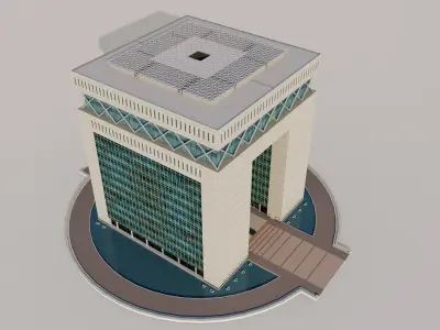 The Gate Building - Dubai UAE 3D model