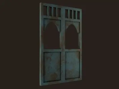 Islamic Window Low-poly 3D model