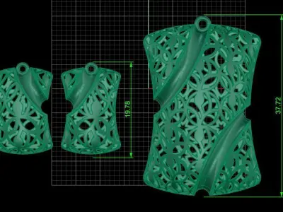 Half set 0022 3D print model
