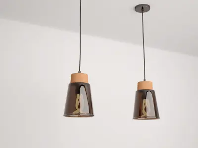Pendant Light bulbs 3D model