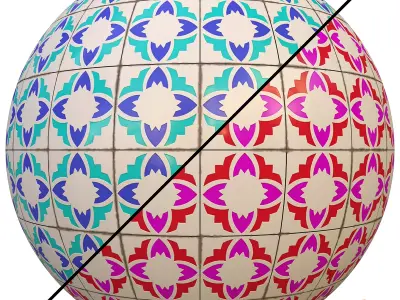 tile patterned 41-seamless-4k-pbr-png Texture