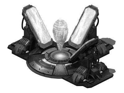 Crystal - Power Plant 05 3D model